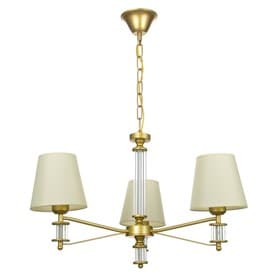 Люстра 1091/3Gd=40 Вт Е27 золото 60×60×38-78 см