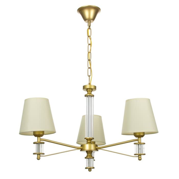 Люстра 1091/3Gd=40 Вт Е27 золото 60×60×38-78 см