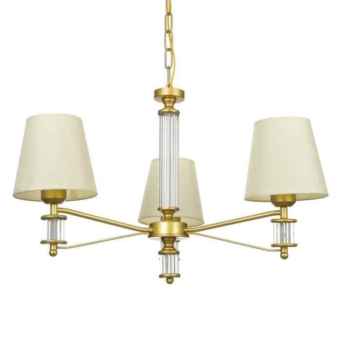 Люстра 1091/3Gd=40 Вт Е27 золото 60×60×38-78 см