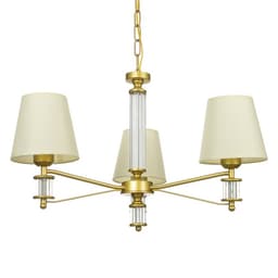 Люстра 1091/3Gd=40 Вт Е27 золото 60×60×38-78 см