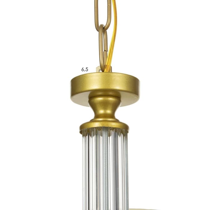 Люстра 1091/3Gd=40 Вт Е27 золото 60×60×38-78 см