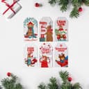 Шильдик декоративный в наборе «Подарок для тебя», 5 × 9 см, 6 шт