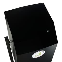 Урна уличная «Квадрат», 22 л, бак 0.5 мм, 50×31×31 см, чёрная