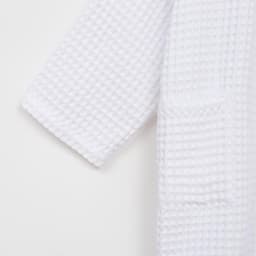 Халат вафельный мужской удлиненный «Этель» Boho, размер 54-56, 100% хлопок, 290 г/м², белый