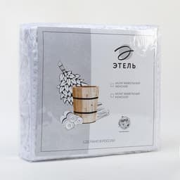 Халат вафельный мужской удлиненный «Этель» Boho, размер 58-60, 100% хлопок, 290 г/м², белый