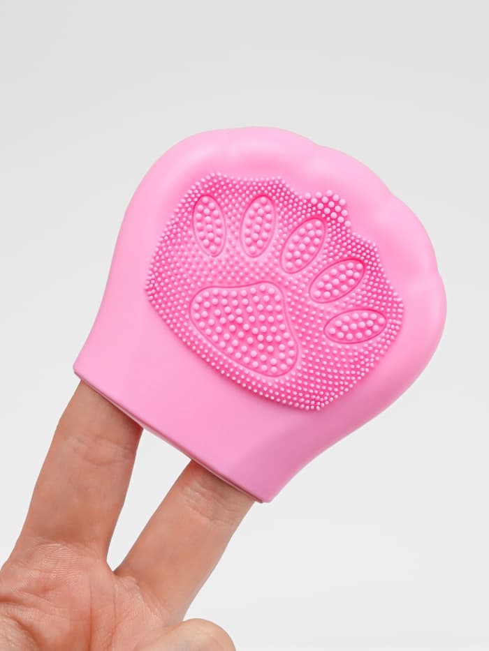 Щётка для умывания, силиконовая, 8×8 см, МИКС