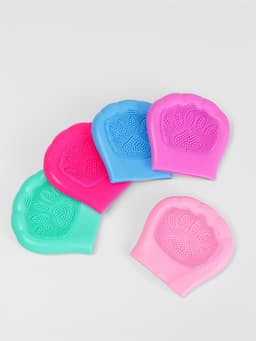 Щётка для умывания, силиконовая, 8×8 см, МИКС