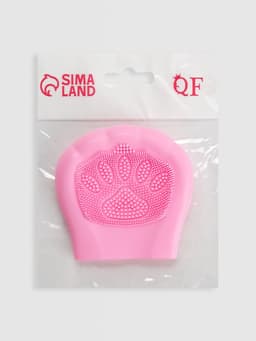 Щётка для умывания, силиконовая, 8×8 см, МИКС