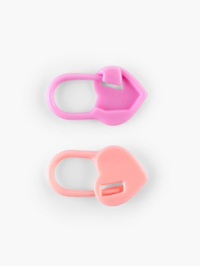 Набор маркеров для петель «Сердце», 2 см, 20 шт., розовый