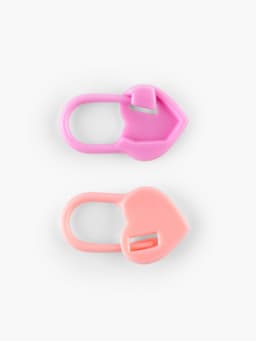 Набор маркеров для петель «Сердце», 2 см, 20 шт., розовый