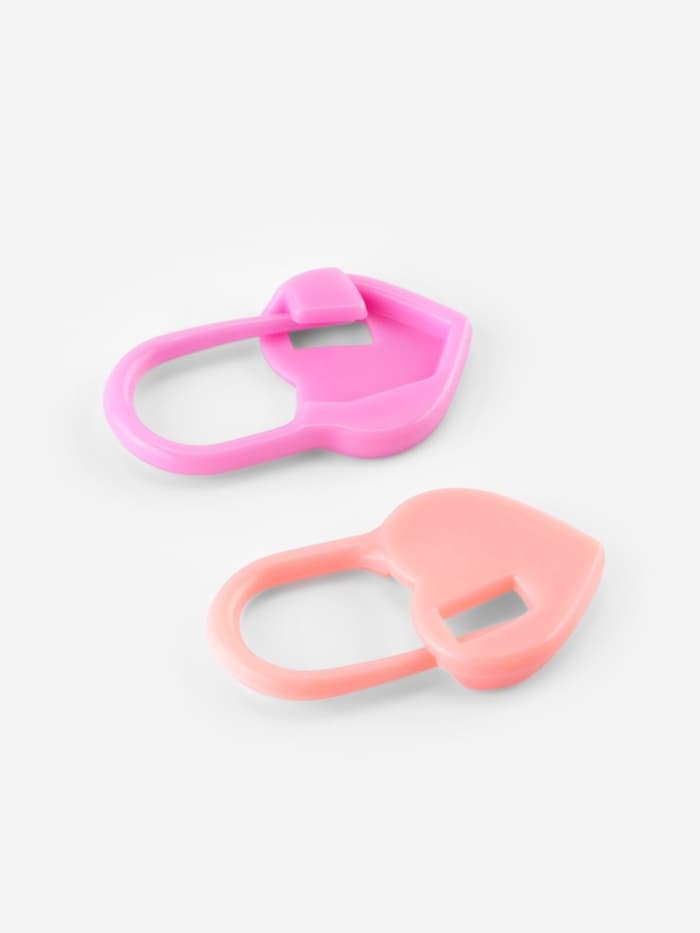 Набор маркеров для петель «Сердце», 2 см, 20 шт., розовый