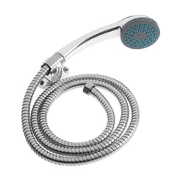 Душевая лейка со шлангом, гайки металл, держатель, крепеж в комплекте.