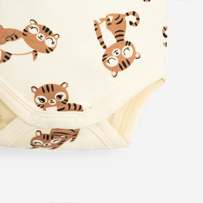 Платье - боди для девочки «Крошка Я. Тигруля», рост 74-80 см, бежевое