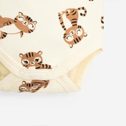 Платье - боди для девочки «Крошка Я. Тигруля», рост 74-80 см, бежевое