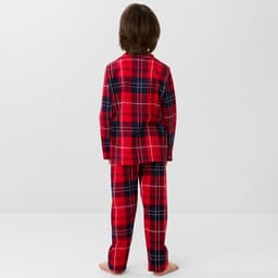 Пижама детская новогодняя (рубашка и брюки) KAFTAN Christmas, размер 28 (86-92 см), красная