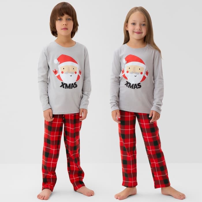 Пижама детская KAFTAN «Santa» размер 32 (110-116 см)