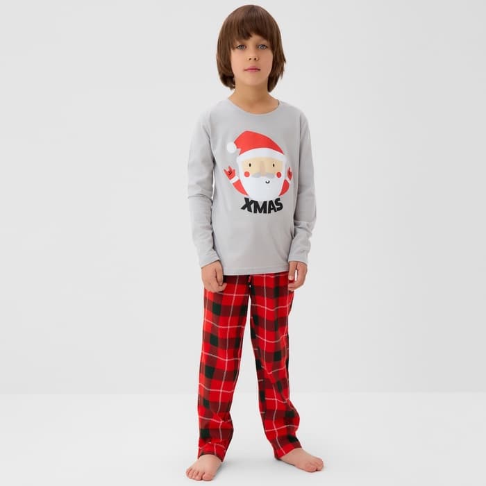 Пижама детская KAFTAN «Santa» размер 32 (110-116 см)