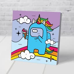 Картина по номерам для детей «Радужный день», 15×15 см