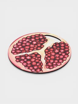 Доска разделочная сувенирная Дарим Красиво «Гранат в разрезе», 25.5 см, дерево, красная