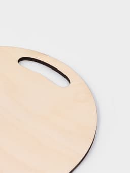 Доска разделочная сувенирная Дарим Красиво «Гранат в разрезе», 25.5 см, дерево, красная