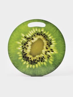 Доска разделочная сувенирная Дарим Красиво «Киви в разрезе», 25.5 см, дерево, зелёная