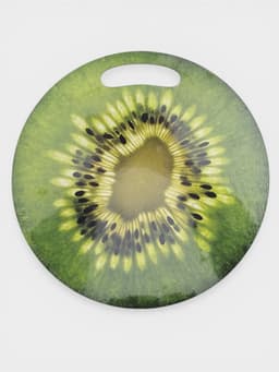 Доска разделочная сувенирная Дарим Красиво «Киви в разрезе», 25.5 см, дерево, зелёная