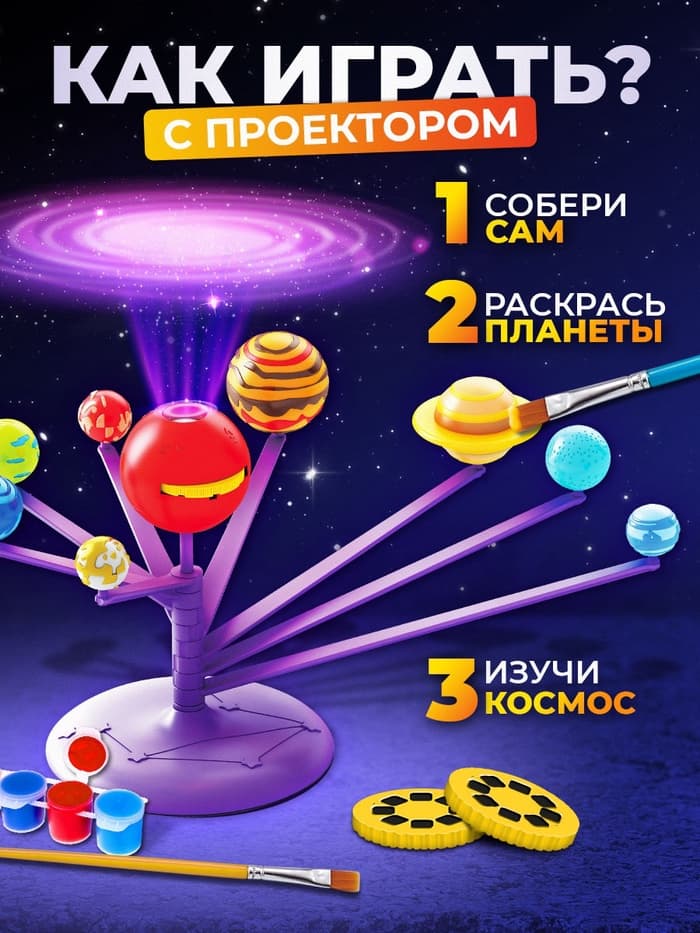 Набор для опытов «Планетарий с проектором»