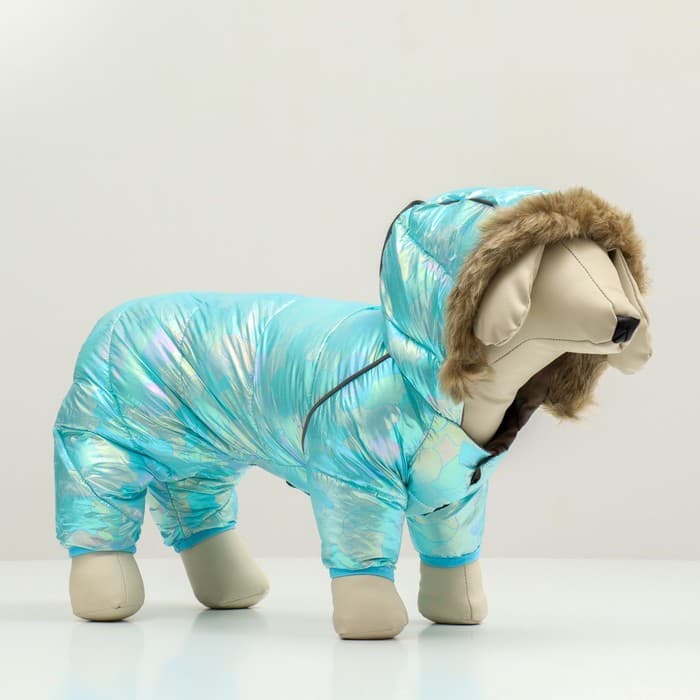 Комбинезон «Глянец», размер 8, ДС 23, ОГ 30, ОГ 22, голубой