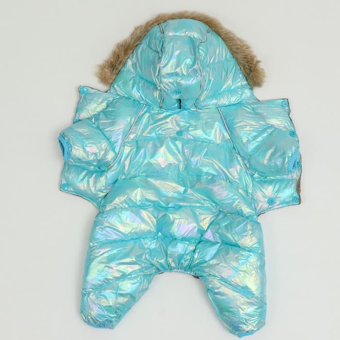 Комбинезон «Глянец», размер 8, ДС 23, ОГ 30, ОГ 22, голубой