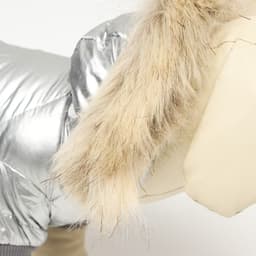 Комбинезон «Мальчик», с утяжкой, размер 12, ДС 28 см, ОГ 38 см, ОШ 27 см, серебристый