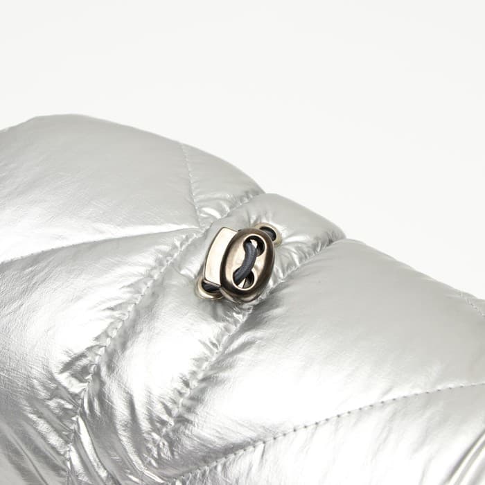 Комбинезон «Мальчик», с утяжкой, размер 12, ДС 28 см, ОГ 38 см, ОШ 27 см, серебристый