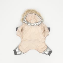 Комбинезон «Мальчик», с утяжкой, размер 12, ДС 28 см, ОГ 38 см, ОШ 27 см, серебристый