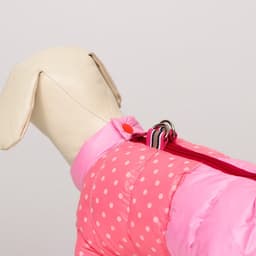 Комбинезон для собак «Горошек», размер 20, ДС 43, ОГ 56, ОШ 41 см, розовый