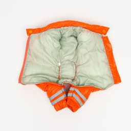 Комбинезон для собак «Горошек», размер 20, ДС 36, ОГ 56, ОШ 41 см, рыжий