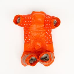 Комбинезон для собак «Горошек», размер 20, ДС 36, ОГ 56, ОШ 41 см, рыжий