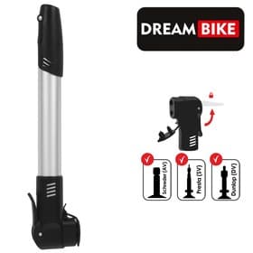 Насос ручной Dream Bike, серый