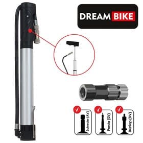 Насос телескопический Dream Bike, серый