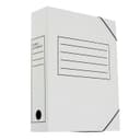 Папка архивная на резинках Calligrata, микрогофрокартон, 75 мм, белый, до 700 л