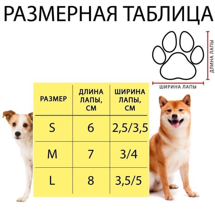 Носки нескользящие «Снежинки», S (2.5/3.5×6 см), набор 4 шт.