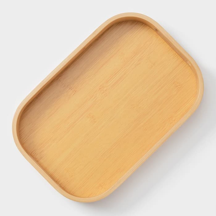Поднос с ручками Striata, 33×22×4.8 см, бамбук