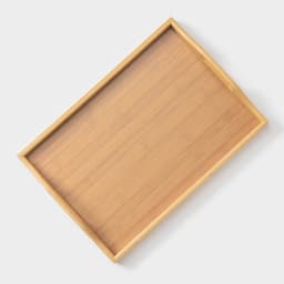 Поднос с ручками BellaTenero Striata, 37.5×26×5 см, бамбук