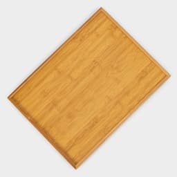 Поднос с ручками Доляна Striata, 40×29×5 см, бамбук