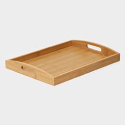 Поднос с ручками Доляна Striata, 40×29×5 см, бамбук