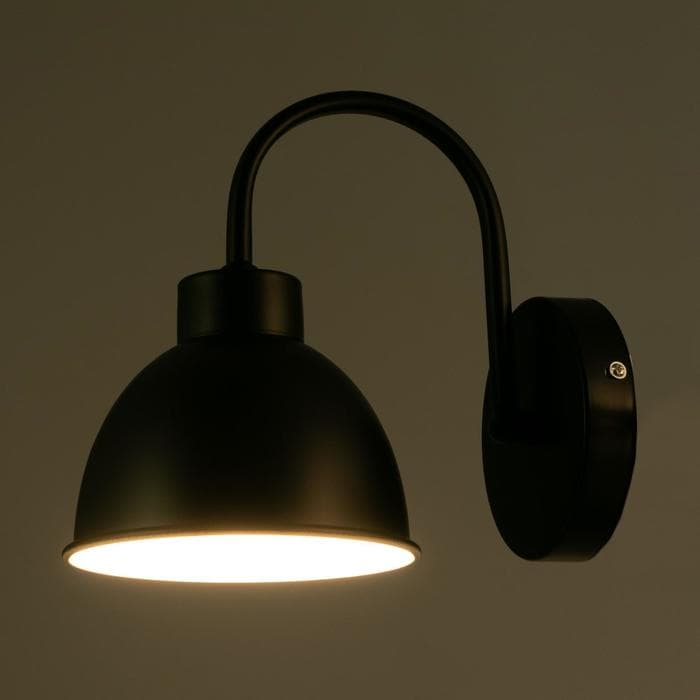 Бра 1669/1BK E27 40 Вт черный 15×22.5×21 см