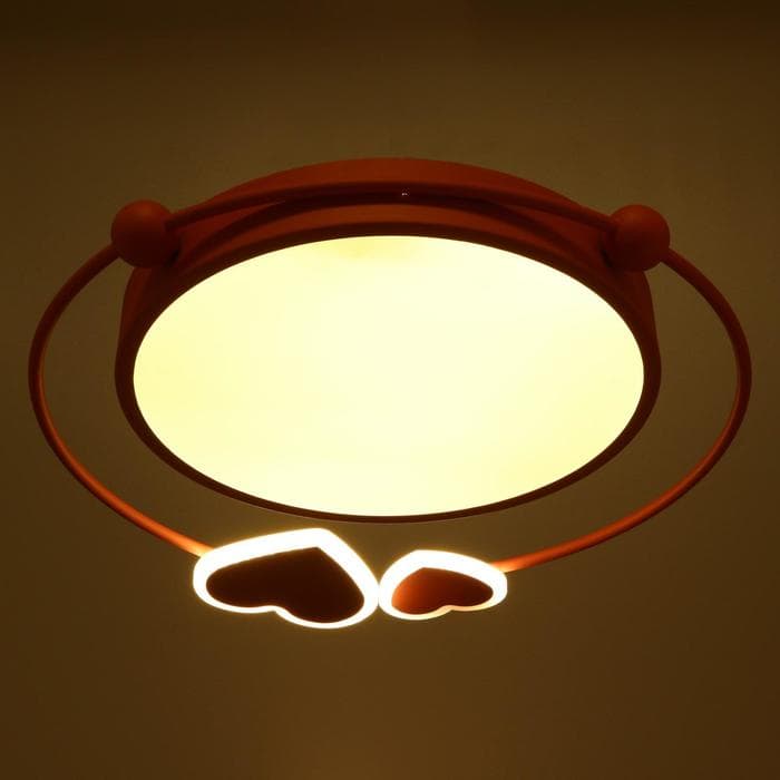 Светильник с ПДУ 1767/3 LED 50 Вт 3000-6000К диммер розовый 48×54×6 см BayerLux