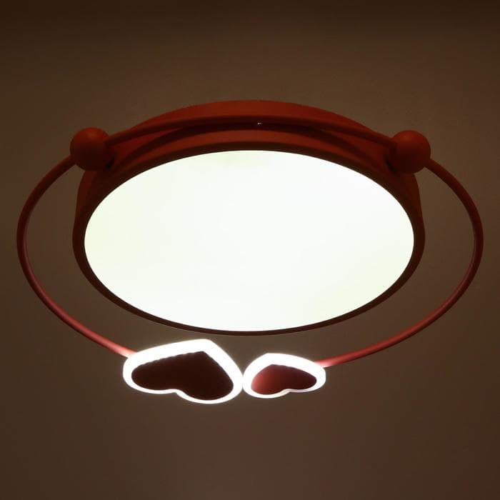 Светильник с ПДУ 1767/3 LED 50 Вт 3000-6000К диммер розовый 48×54×6 см BayerLux