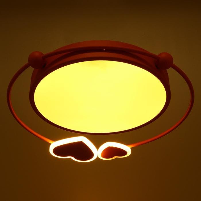 Светильник с ПДУ 1767/3 LED 50 Вт 3000-6000К диммер розовый 48×54×6 см BayerLux