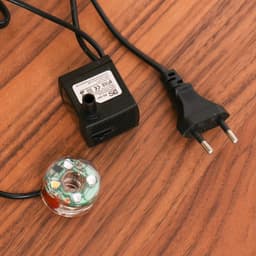 Фонтан настольный «Перелив», чаши, 19×15×33.5 см, с подсветкой