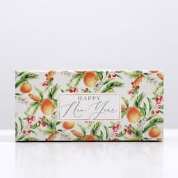 Коробочка для макарун «Новогодняя посылка» 12×5.5×5.5 см