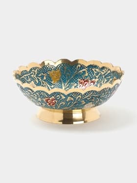 Блюдце «Айша», 10.5×10.5×3.5 см, латунь